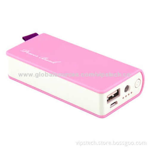 4,400mAh Portable Power Station for iPhone/Samsung/Nokia, Normal Type, FCC, CE, RoHS Marks
